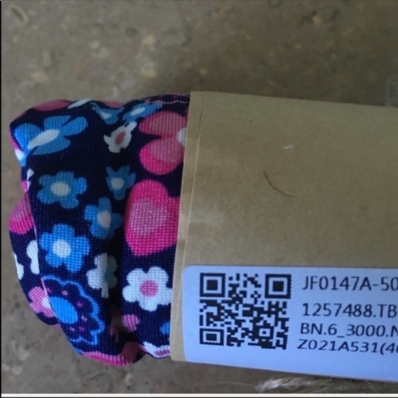 BOUTIQUE Blue & Pink Floral Girls Soft Leggings 2T - Picture 2 of 3
